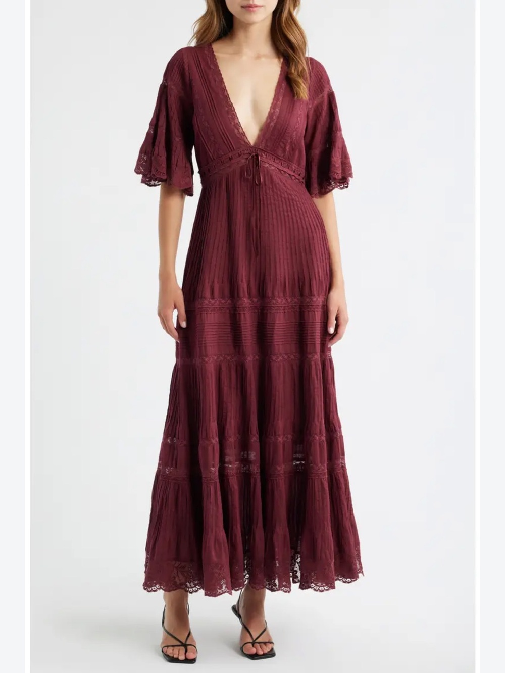 Loveshackfancy Marlowe Lace Maxi Dress